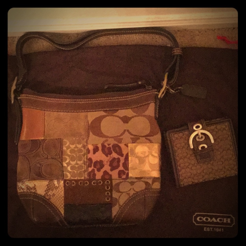 Vintage style Coach purse